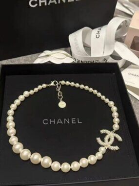Chanel Pearl CC Necklace